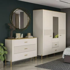 Szafa z lustrem i szufladami RUBEN