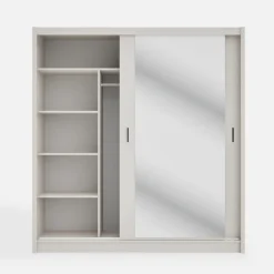 Szafa z lustrem NESS 203 cm kaszmir