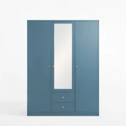 Szafa z lustrem niebieska COLORI