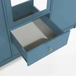 Szafa z lustrem niebieska COLORI