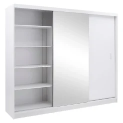 Szafa z oświetleniem biała MARSYLIA