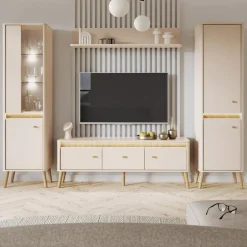 Szafa z oświetleniem LORENA 52,1 cm kaszmir