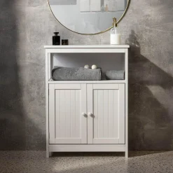 Szafka łazienkowa biała PARLA