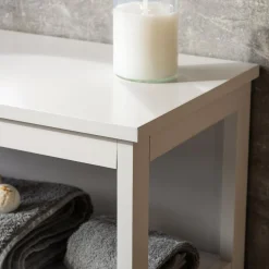 Szafka łazienkowa biała PARLA