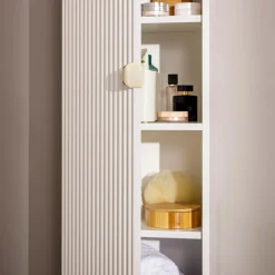 Szafka łazienkowa słupek biały mat BELT