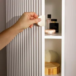 Szafka łazienkowa słupek biały mat BELT