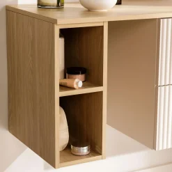 Szafka łazienkowa wisząca dąb olejowany 20 cm