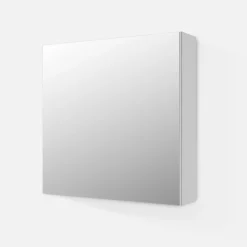 Szafka łazienkowa wisząca z lustrem SANITA biały