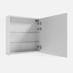 Szafka łazienkowa wisząca z lustrem SANITA biały