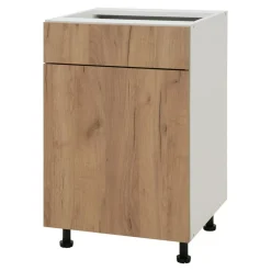 Szafka dolna BASIC PLUS BP/D50S1 dąb craft złoty