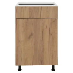 Szafka dolna BASIC PLUS BP/D50S1 dąb craft złoty