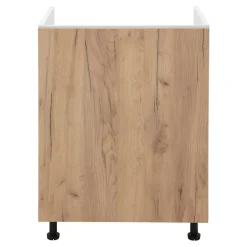 Szafka dolna pod zlewozmywak BASIC PLUS BP/D60Z dąb craft złoty