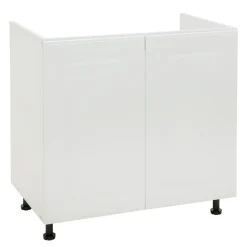 Szafka dolna pod zlewozmywak BASIC PLUS BP/D80Z biały mat