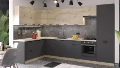 Szafka dolna stojąca MILENA M/D80 grafit