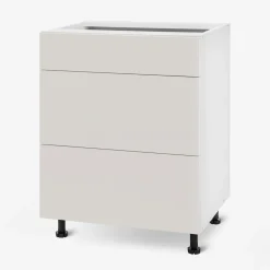 Szafka dolna z szufladami BASIC PLUS BP/D60S3 cashmere
