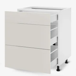 Szafka dolna z szufladami BASIC PLUS BP/D60SR3 cashmere