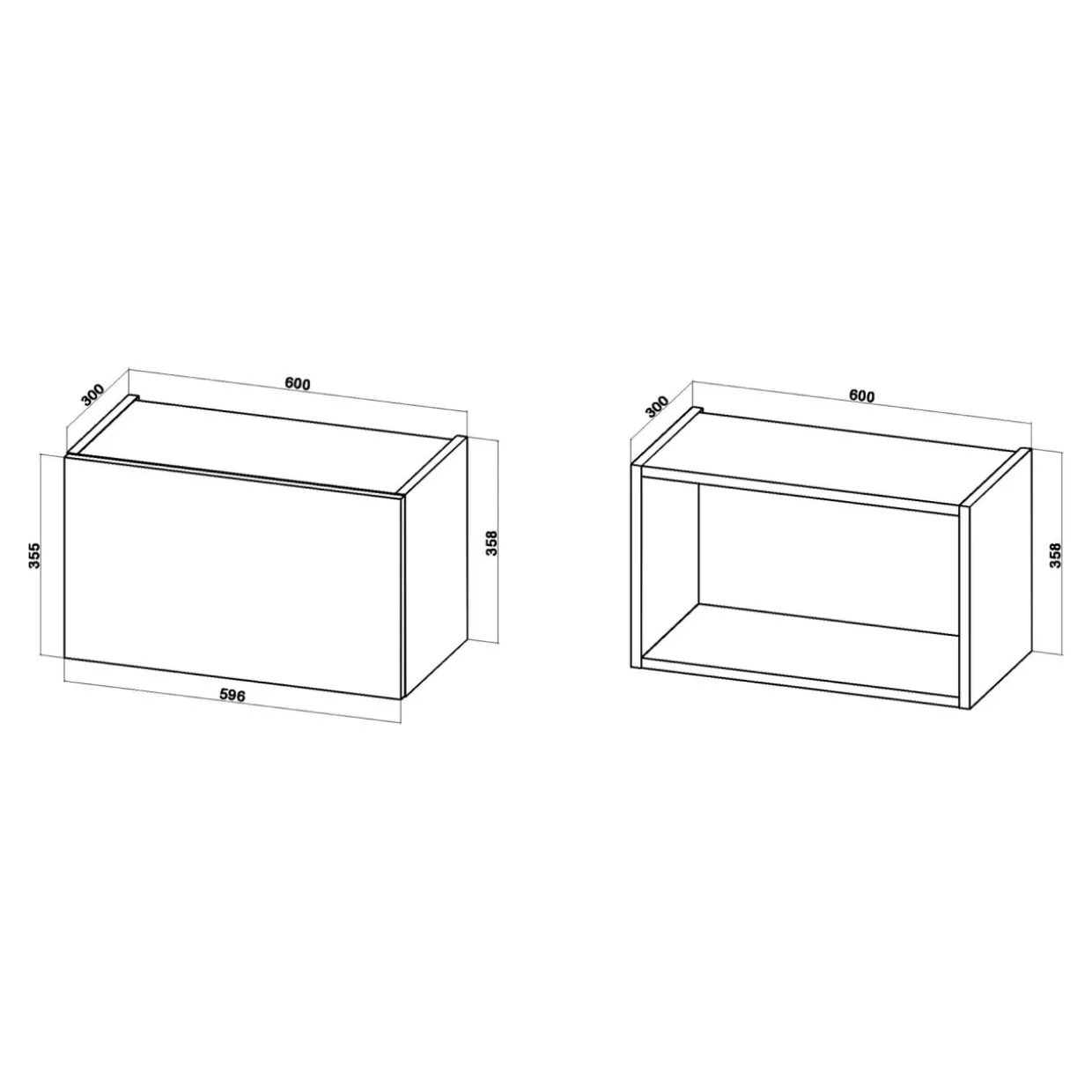 Szafka górna BASIC PLUS BP/G60O dąb craft złoty