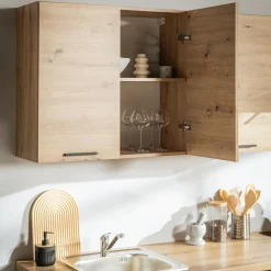 Szafka górna wisząca MILENA M/G80 dąb artisan