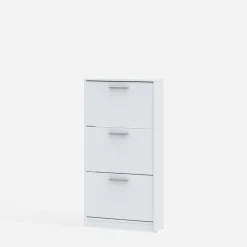 Szafka na buty biała 3 wnęki NOCII