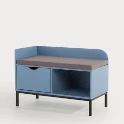 Szafka na buty niebieska SUAVE