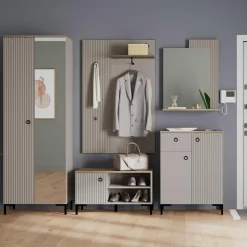 Szafka na buty z ryflowaniem DOMINICA