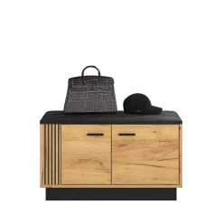 Szafka na buty z tapicerowanym siedzeniem VASCO