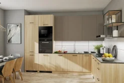 Szafka narożna wysoka BASIC PLUS BP/G60NW-92 sand barbera oak