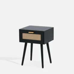 Szafka nocna boho czarna CALAMO