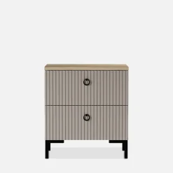 Szafka nocna ryflowana DOMINICA