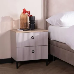 Szafka nocna ryflowana DOMINICA