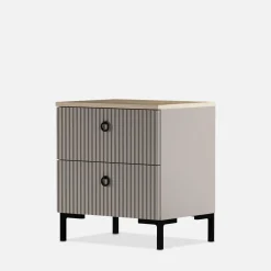 Szafka nocna ryflowana DOMINICA