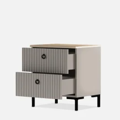 Szafka nocna ryflowana DOMINICA