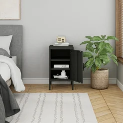 Szafka nocna SOLANS czarna