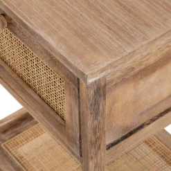 Szafka nocna z plecionką wiedeńską CENERE