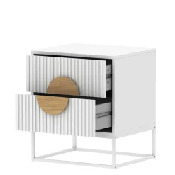 Szafka nocna z ryflowaniem TORIN