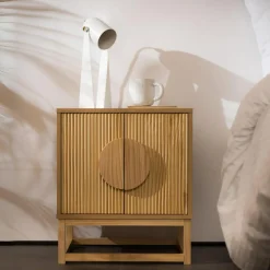 Szafka nocna z ryflowaniem TIRON