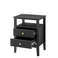 Szafka nocna z ryflowaniem TARNA