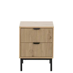 Szafka nocna z ryflowaniem SALA