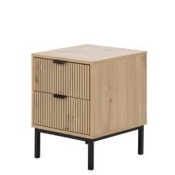 Szafka nocna z ryflowaniem SALA