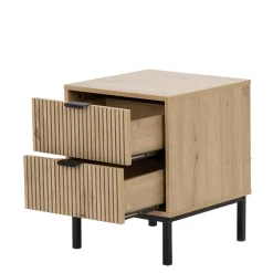 Szafka nocna z ryflowaniem SALA