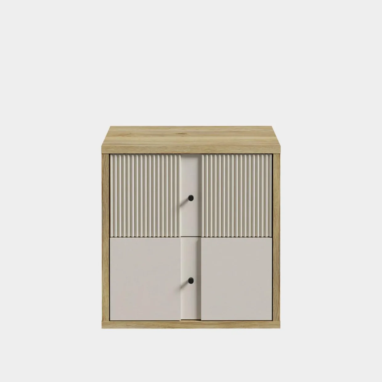 Szafka nocna z ryflowaniem RANKIN