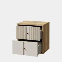 Szafka nocna z ryflowaniem RANKIN