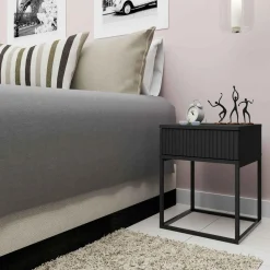 Szafka nocna z szufladą antracyt NOTTE