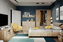 Szafka nocna z szufladą i półką DOORSET