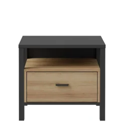 Szafka nocna z szufladą industrialna HIGH ROCK