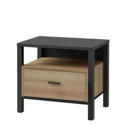 Szafka nocna z szufladą industrialna HIGH ROCK