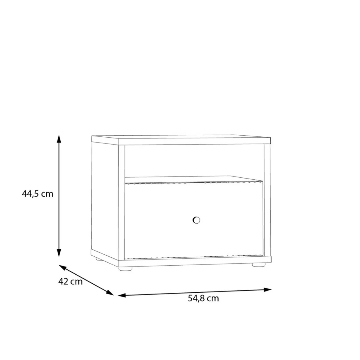 Szafka nocna z szufladą RANKIN