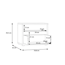 Szafka nocna z szufladą RANKIN
