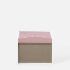 Szafka nocna z szufladami FALIANO różowa