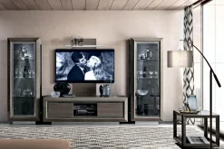 Szafka pod telewizor ELITE DAY srebrna brzoza